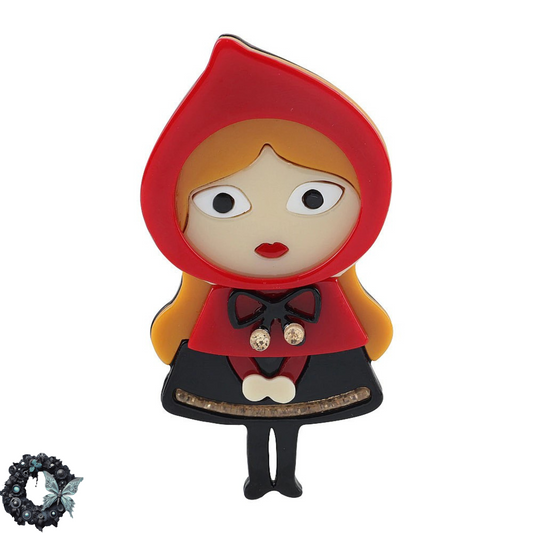 Little Red - Red Riding Hood Acrylic Pin - CLEARANCE!