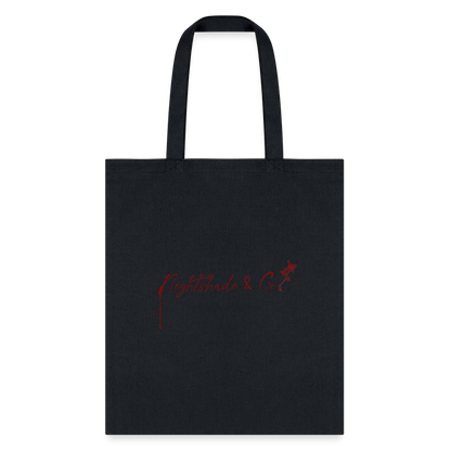 Lady Scarlett Top Hat Book Bag - black