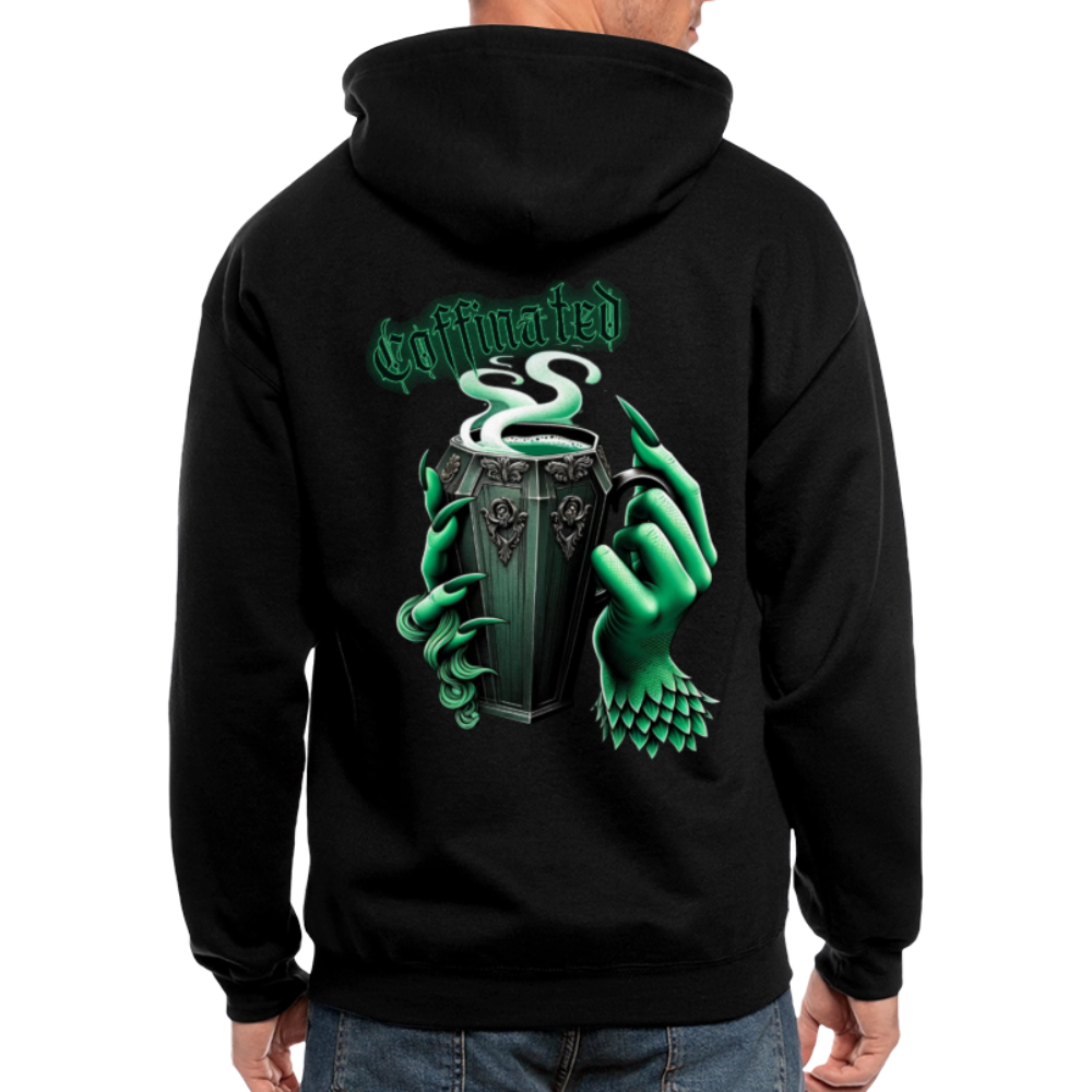 Coffinated Zip Hoodie - black