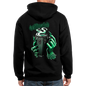Coffinated Zip Hoodie - black