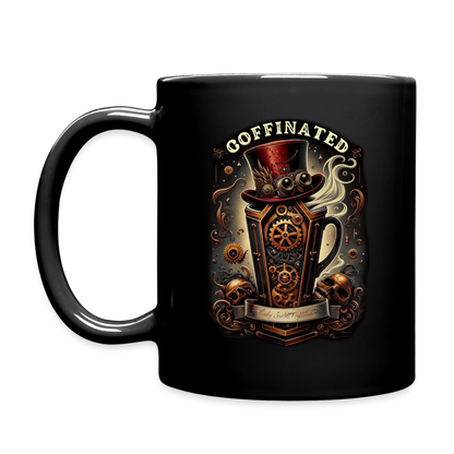Coffinated Steampunk Mug - black