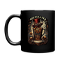 Coffinated Steampunk Mug - black