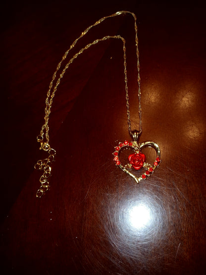 Briar Rose - Hearts jewelry set
