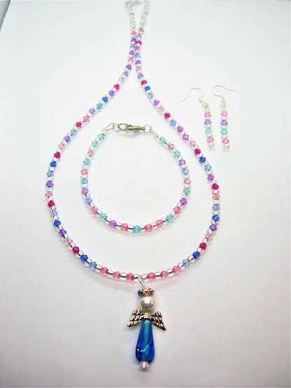 Celestine – Handcrafted Angel Jewelry Set