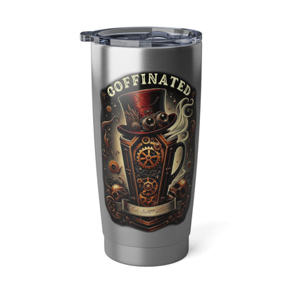 Adventure Awaits Tumbler | Vagabond Travel Mug, Travel Cup, Unique Gift for Travelers, Wanderlust Drinkware, Outdoor Adventure Accessories