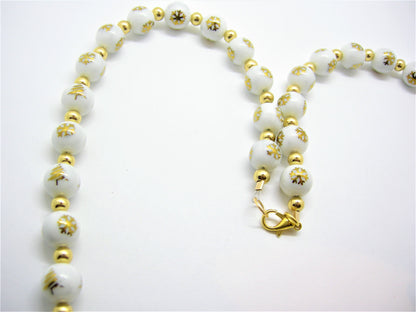 Fawn – Domed-Glass Deer & Pearl Necklace