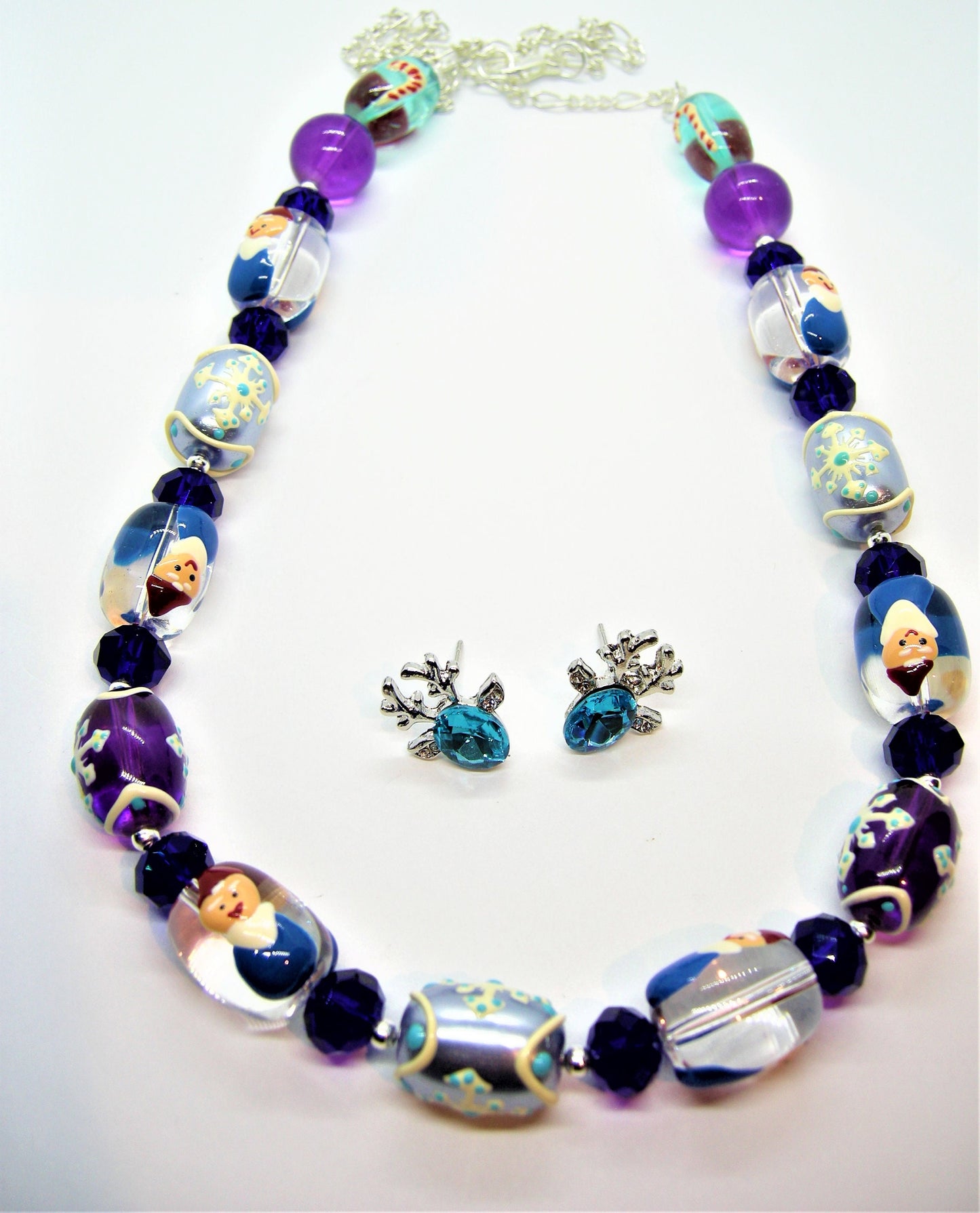 Finn – Handcrafted Gnome & Crystal Deer Jewelry Set