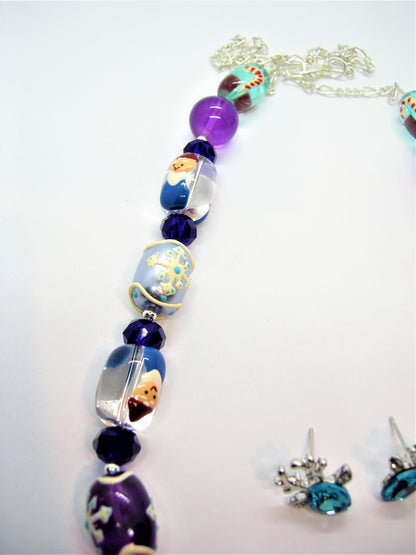 Finn – Handcrafted Gnome & Crystal Deer Jewelry Set