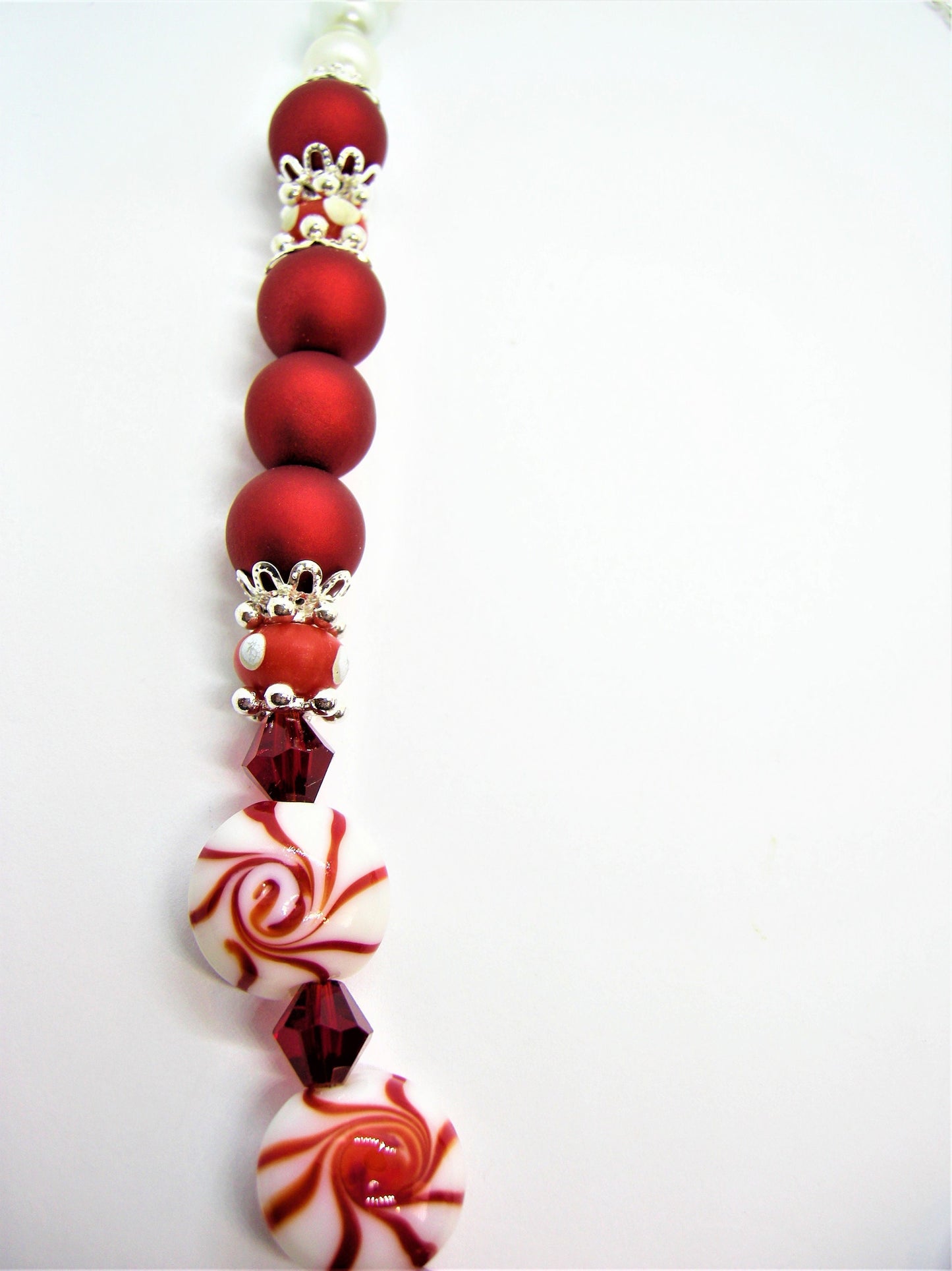 Lillian – Candy Cane Charm Necklace, Bracelet & Earrings Set