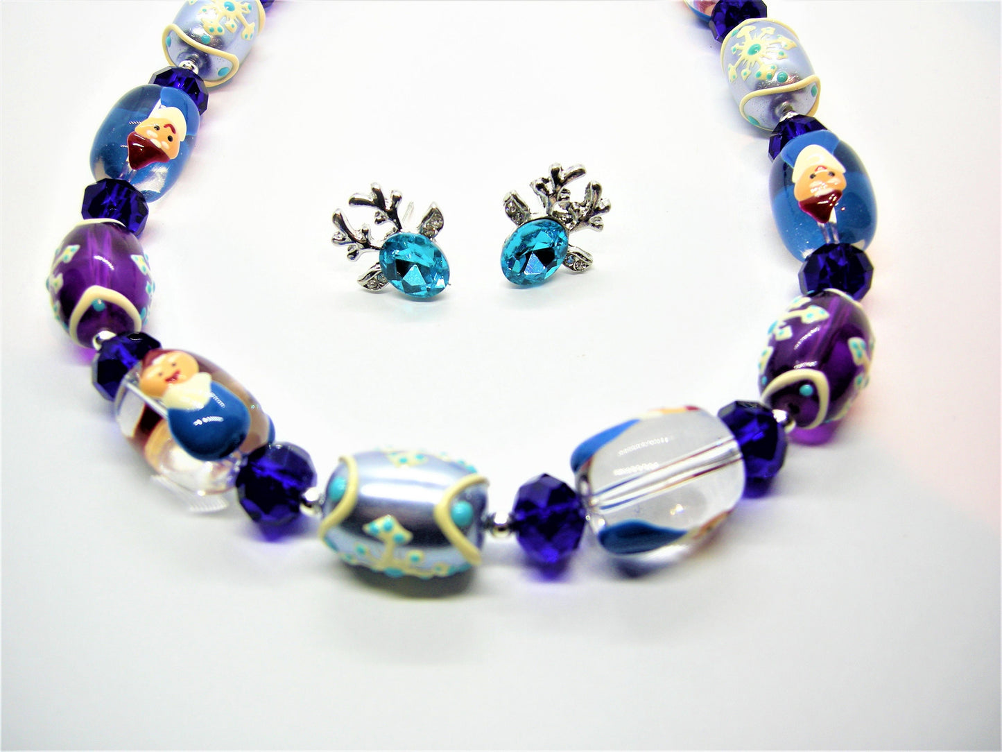 Finn – Handcrafted Gnome & Crystal Deer Jewelry Set