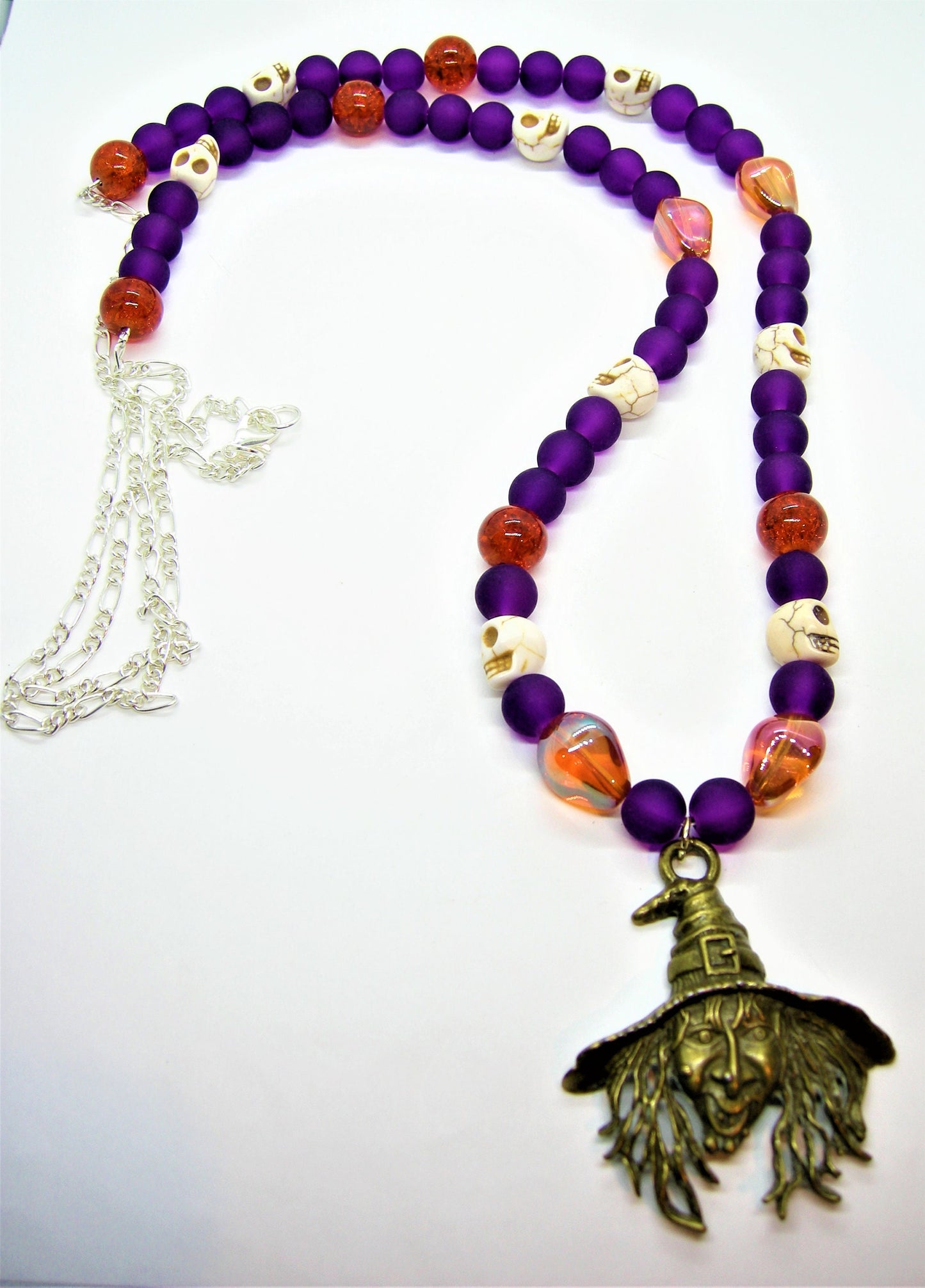 Hecate – Brass Witch Pendant Necklace