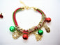 Ivy – Christmas Charm Bracelet & Deer Antler Earrings