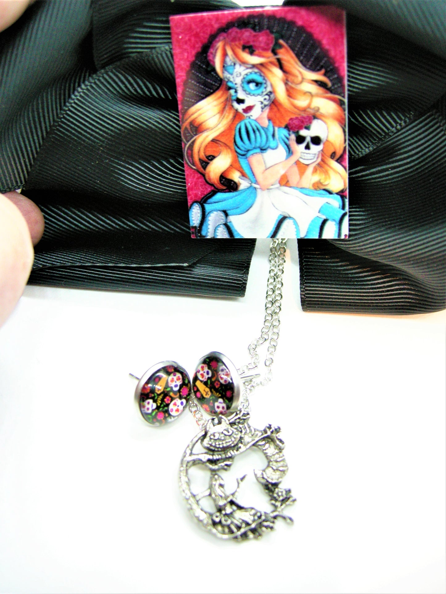 Sugar Skull Alice in Wonderland Set