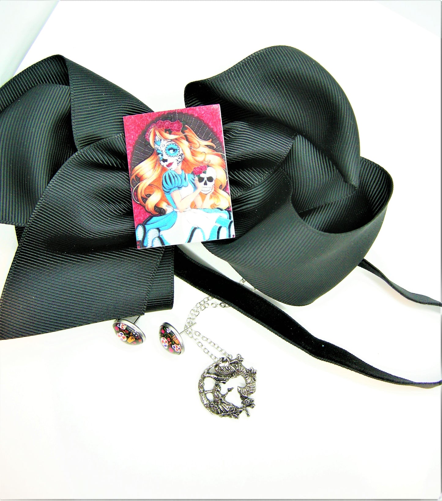 Sugar Skull Alice in Wonderland Set