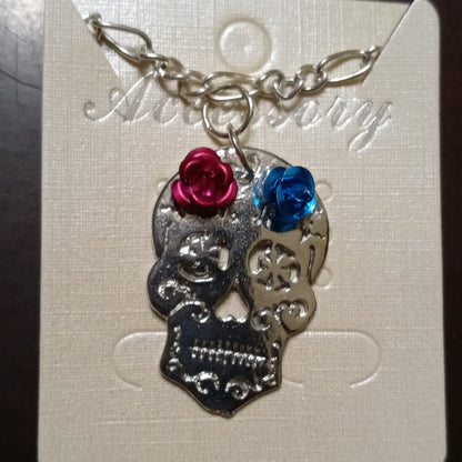 Mechy chrome sugar skull