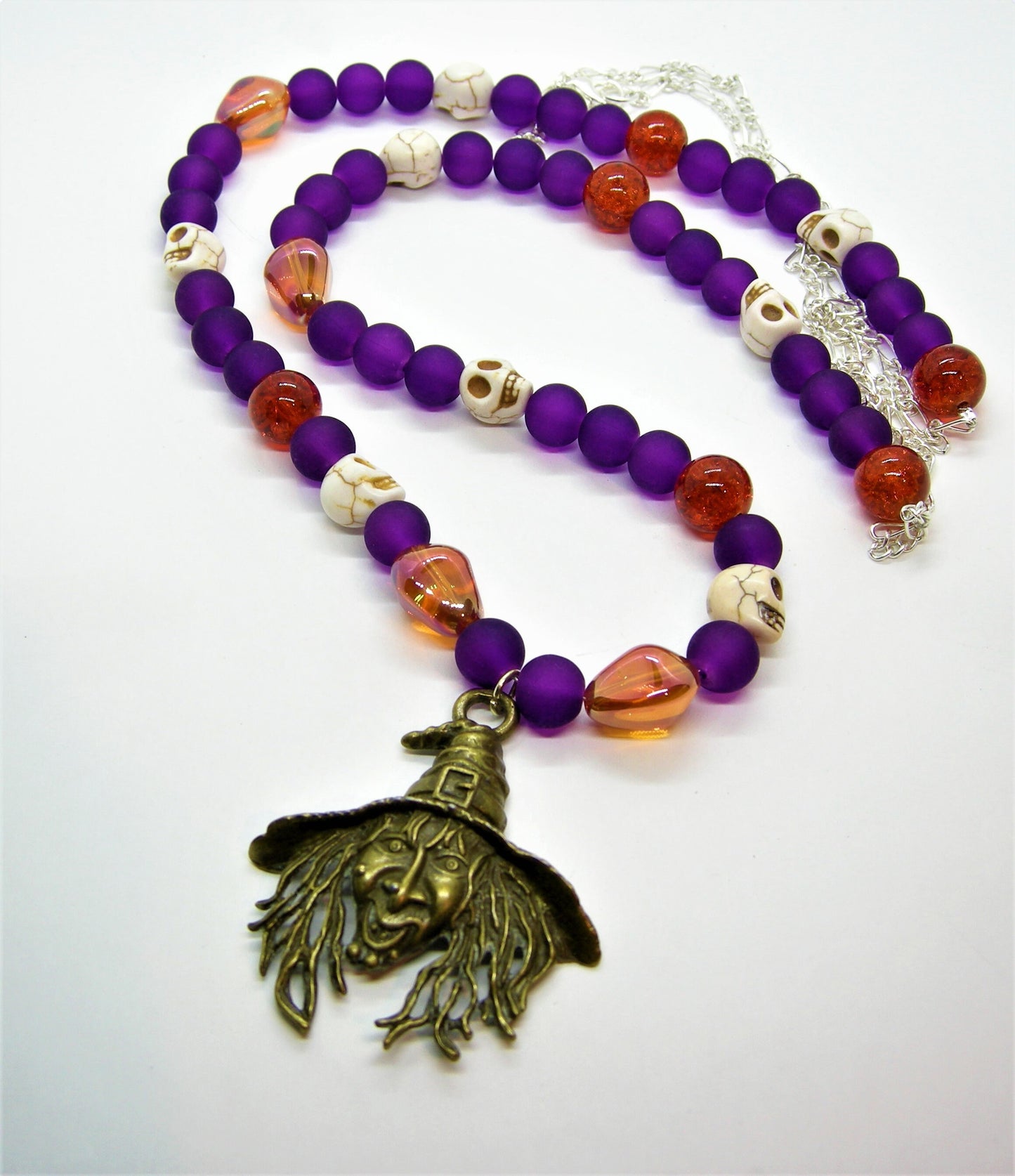 Hecate – Brass Witch Pendant Necklace