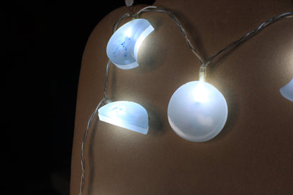 Luminara – Glow-in-the-Dark String Lights (Moon Phases & Stars)