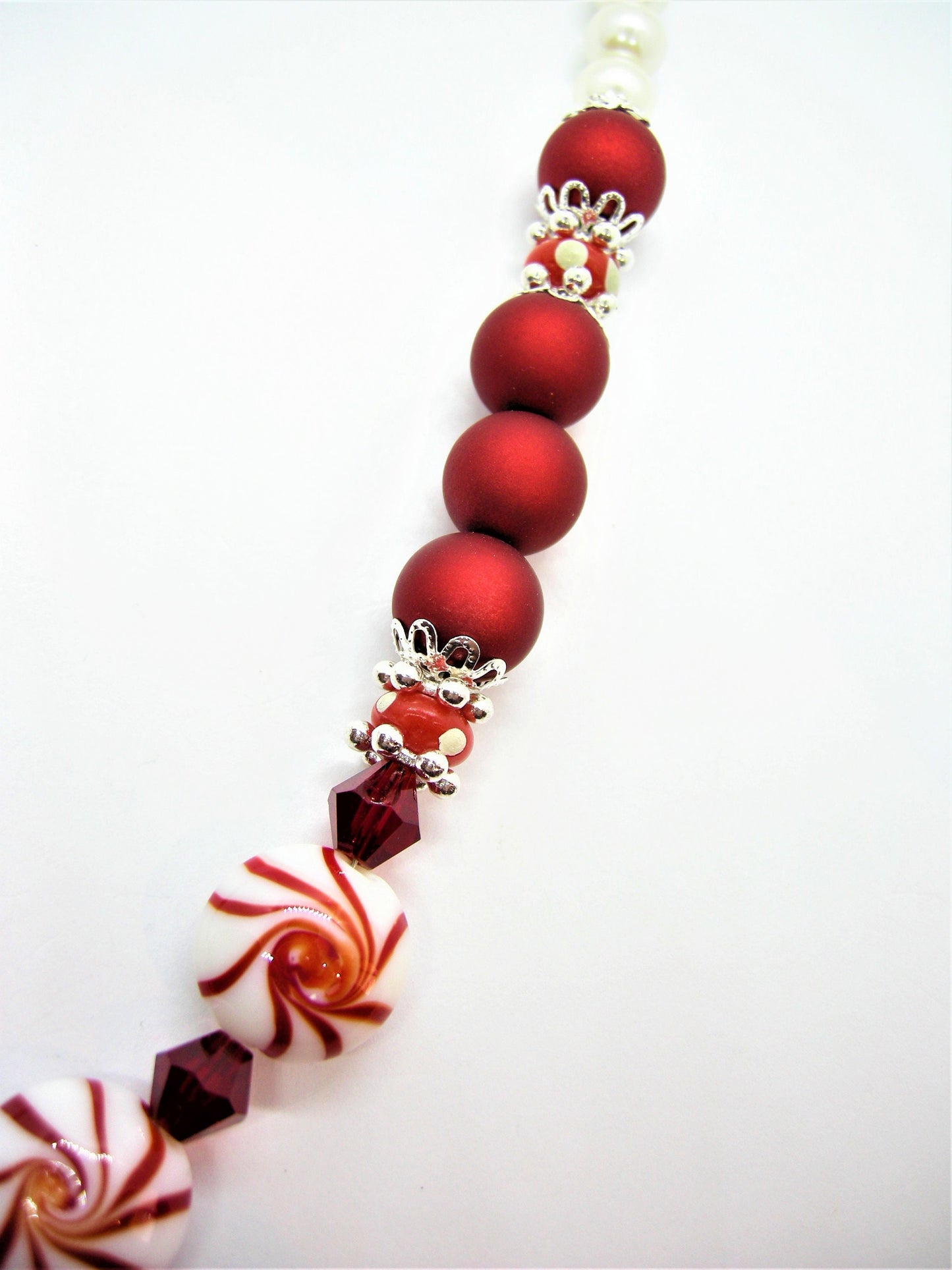 Lillian – Candy Cane Charm Necklace, Bracelet & Earrings Set