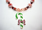 Lillian – Candy Cane Charm Necklace, Bracelet & Earrings Set