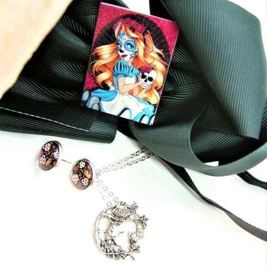 Sugar Skull Alice in Wonderland Set