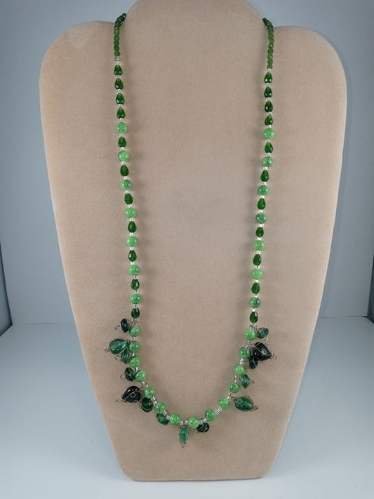 Lilith - Envy-green poison apple necklace