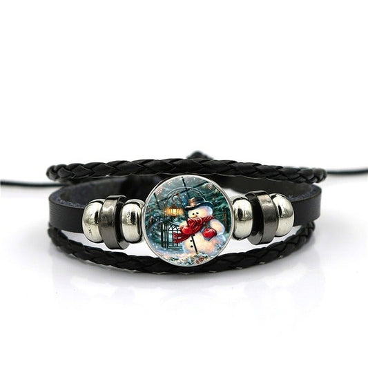 Holiday snap bracelets