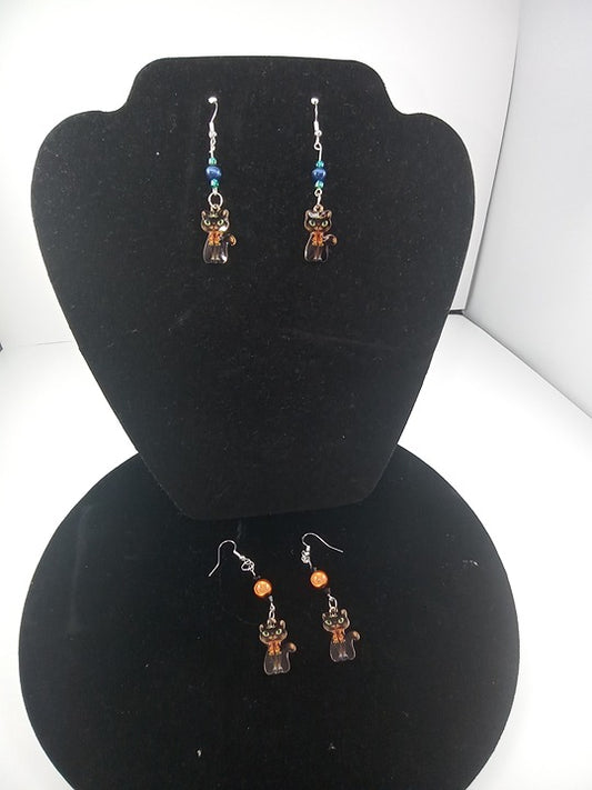 Sparkling Gemstone Dangle Earrings
