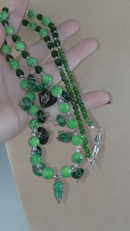 Eve - Poisoned Heart Wire Wrapped Necklace